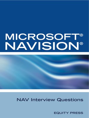 cover image of Microsoft NAV Interview Questions